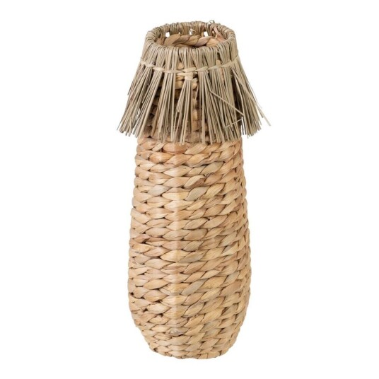 Bigbuy Home Vase Naturell 12 X 12 X 40 Cm Naturfiber