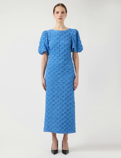 YAS Yasmiamaja 2/4 Long Dress Celeb Blue 42 YAS Yasmiamaja 2/4 Long Dress Celeb Blue 42