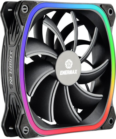 Enermax SquA RGB PC-vifte 120mm Svart 3-pakning