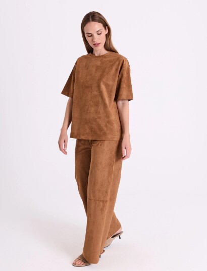 FREE/QUENT Fqmimi Pants Brown XL FREE/QUENT Fqmimi Pants Brown XL