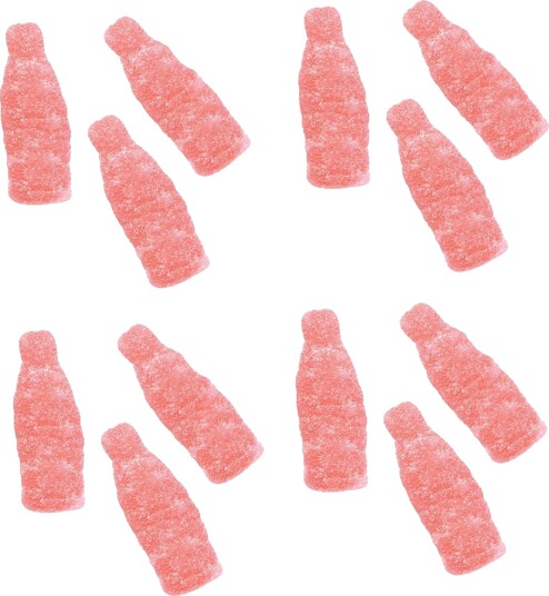 ERT Godis Singel Grapefrukt Soda Flaske i Storpakke - 2,09 kg