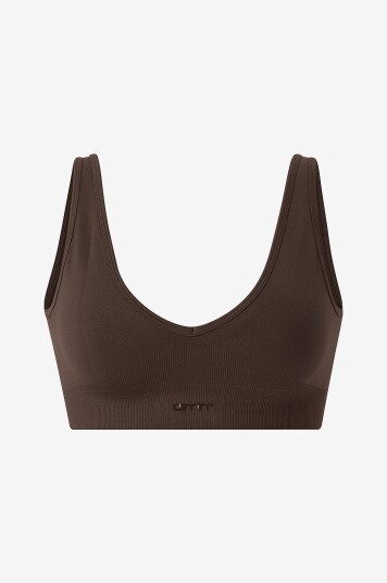 Aim'n Sports BH Shape Seamless Deep Cut Bra Brun
