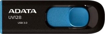 Adata Dashdrive Uv128 Usb-Minnepinne 32 Gb Usb 3.0 Sort/Blå