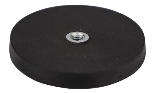 Gummiert magnet 66mm 20 kg styrke for M5 Stort bruksområdet | For M6 bolt