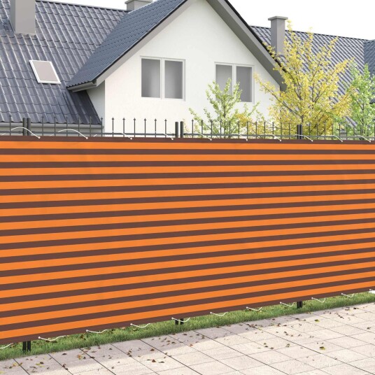 vidaXL Balkong privat skjerm 180 x 500 cm Stoff med PU belegg