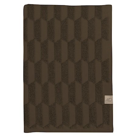 Geo Badehåndkle 70 x 133 cm Sjokolade