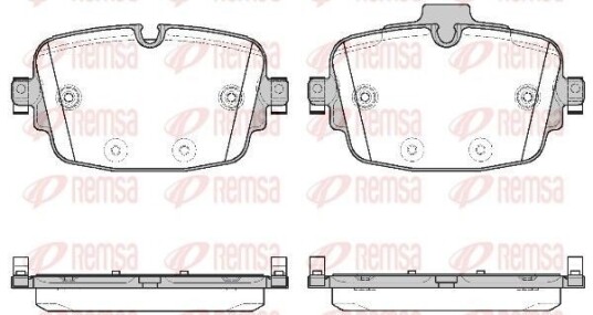Bremseklosser REMSA 1739.00