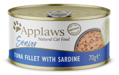 Applaws Senior 12 X Wet Cat Food 70 G Tuna Sardines Applaws Senior 12 X Wet Cat Food 70 G Tuna Sardines