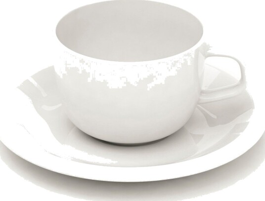 iittala Raami kaffekopp med fat Hvit