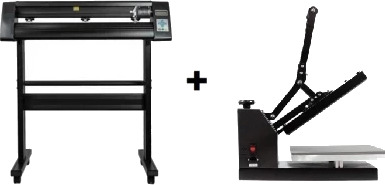 Startpakke med standard varmepresse og Redsail skjæreplotter 70 cm