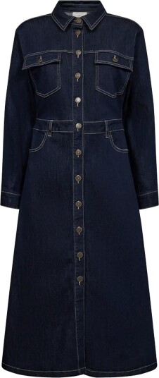 FREE/QUENT Fqsara Dress DARK BLUE DENIM XL FREE/QUENT Fqsara Dress DARK BLUE DENIM XL