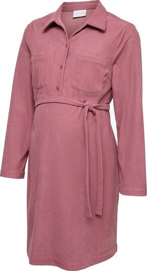 Mamalicious Mlsally Lia Ls Abk Wo Cord Dress 2F   NOSTALGIA ROSE   XS
