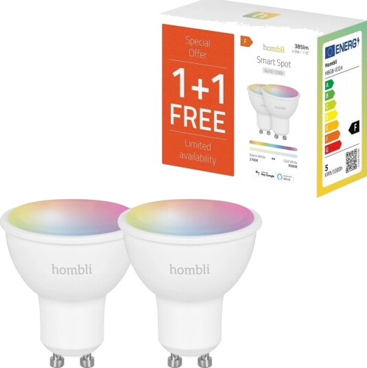 Hombli Hbpp 0119 Smartpære Hvit Gu10 Multi 2700 K 6500 K