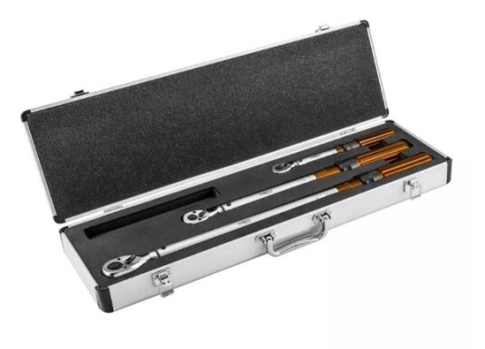 Neo Tools Momentnøkkelsett 3 deler 1/4", 3/8", 1/2" 5-330 Nm Håndverktøy