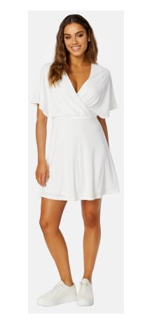 Bubbleroom Occasion Selena skater Dress White 2XL
