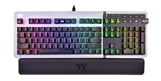 Thermaltake ARGENT K5 - Tastatur - Tysk - Slv Thermaltake ARGENT K5 - Tastatur - Tysk - Slv