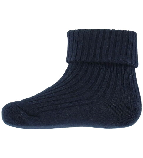 Wheat Sokker Ull Rib Ziggy Navy 16/18 Sokker Blå 16 18