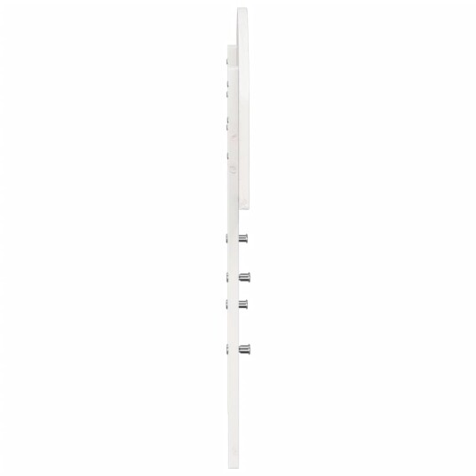 Hodegavl hvit 90 cm heltre furu 8721012427297