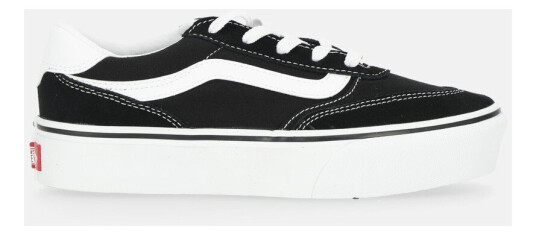 Vans Brooklyn Ls Platform Black/White 35 (Us 5.5) Sneakers