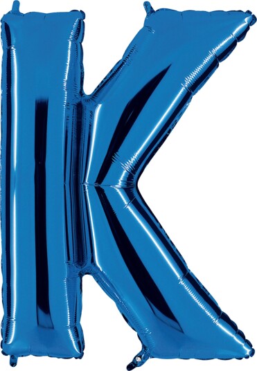 Ballongkungen Bokstavballong Blå Bokstav K 1511B