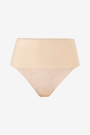 Maidenform - Shapingtruse Thong Plain Medium Shape - medium support - Natur
