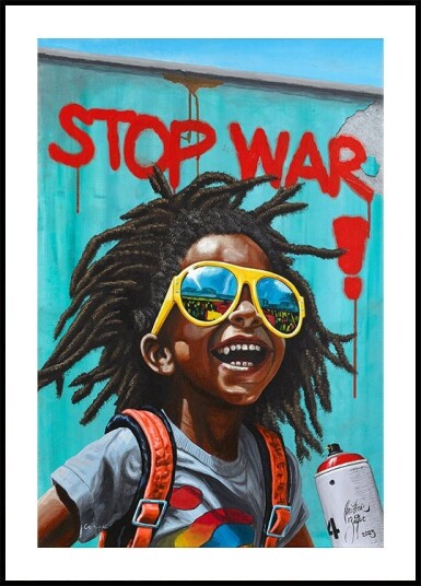 Stop War Poster Plakat / 50x70cm