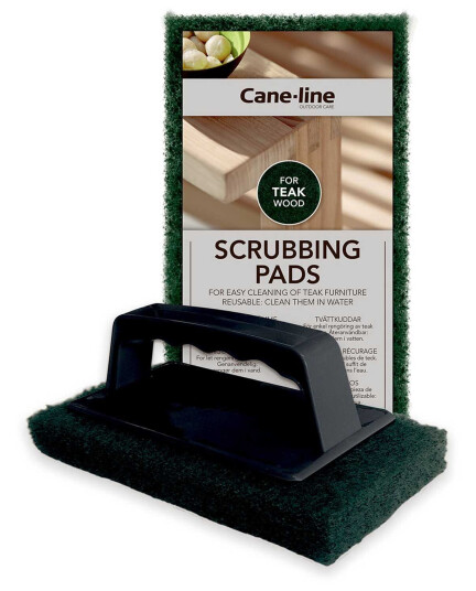 Cane-line Skrubbsvamp Svart 2-pakning Svart