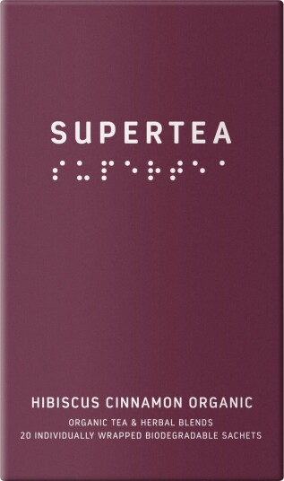 Teministeriet Supertea Hibiscus Cinnamon Organic 20 poser