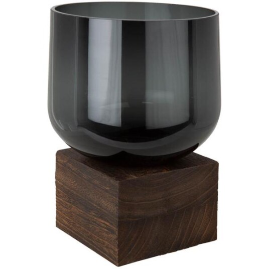 Holmen Eddie telysholder 14,5x18 cm svart Holmen Eddie telysholder 14,5x18 cm svart