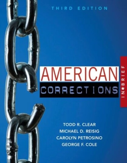 American Corrections In Brief Av Carolyn (Bridgewater State University) Petrosino