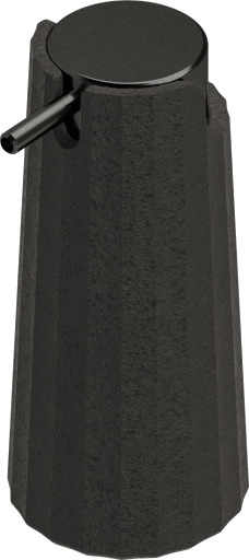 kosmisk frittstående såpedispenser black 7.5 x 9.2 x 16.6 cm