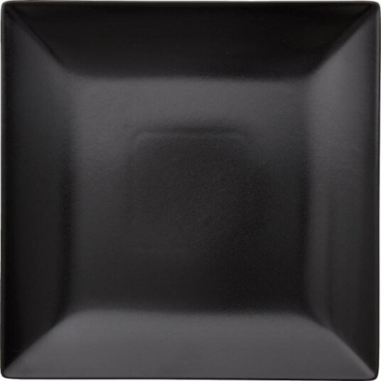 Aida - Quadro tallerken 26x26 cm svart