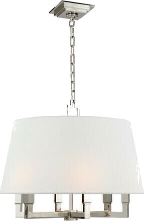 Square Tube Hanging Shade Nickel