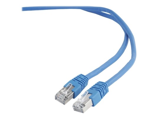 Gembird Koblingskabel Rj-45 Hann Til Rj-45 Hann 1 M Stp Cat 6 Formstøpt Flertrådet Blå