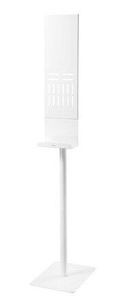 DELTACO OFFICE Universal floor stand for hand sanitizer dispenser. DELTACO OFFICE Universal floor stand for hand sanitizer dispenser.
