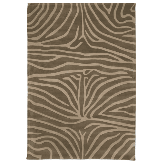 Classic Collection Zebra teppe 200x300 CMønstrede tepper Ull Mocca   ZE124MC