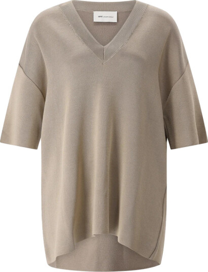 Ami Paris Dame Strikkevarer Brun XS,