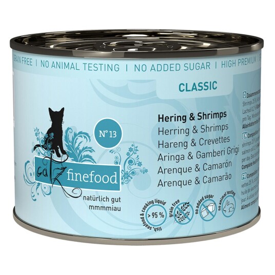 Catz Finefood Bokser 6 X 200 G Sild & Reker