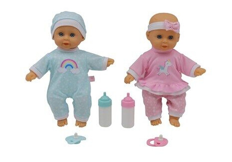 Happy Friend Twin Baby dolls 30cm