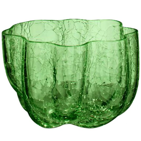Kosta Boda Votiv Crackle 5,8Cm Grønn Kosta Boda Votiv Crackle 5,8Cm Grønn