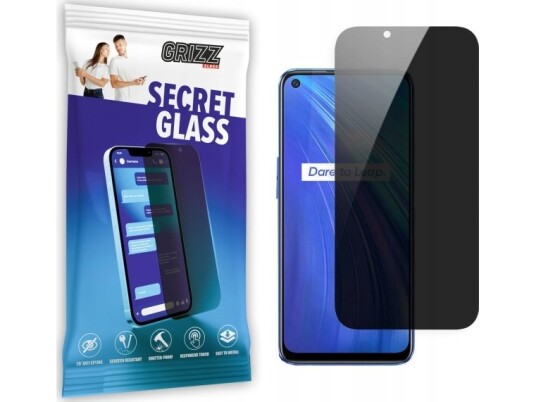 Grizzglass Grizzglass Secretglass Realme 6 Privacy Glass