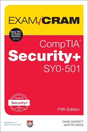 Comptia Security+ Sy0-501 Exam Cram Av Diane Barrett, Martin Weiss