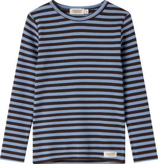 MarMar Copenhagen Plain Tee Ls Blue 92