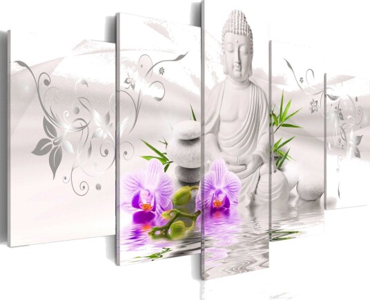 Bilde White Buddha 100x50 Artgeist sp. z o. o.