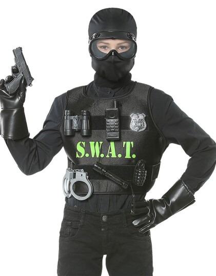 SWAT Kostymesett til Barn 9 Deler SWAT Kostymesett til Barn 9 Deler