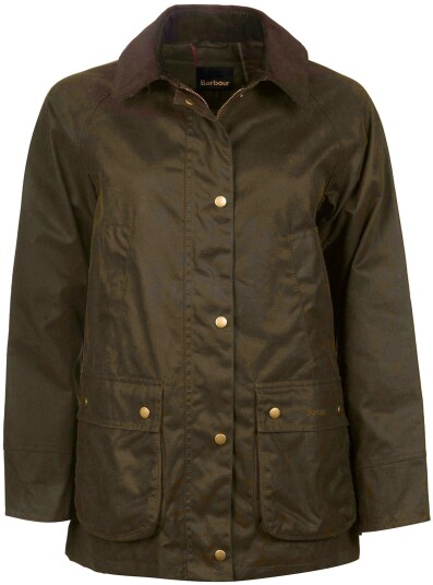 Barbour Woman Acorn Wax Jacket Olive Olive 10 Barbour Woman Acorn Wax Jacket Olive Olive 10