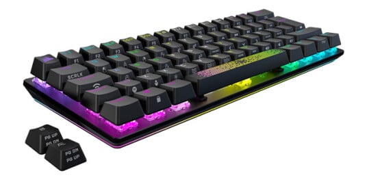 Corsair K70 PRO Mini Wireless - MX Red - ND - Gamingtastatur - Uten numpad - Nordisk - Svart