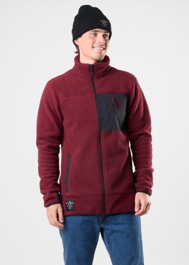 Slade Pile Jacket Burgundy L Pile Jakker Slade Pile Jacket Burgundy L Pile Jakker