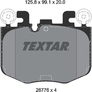 TEXTAR 2677601 Bremseklosser TEXTAR 2677601 Bremseklosser