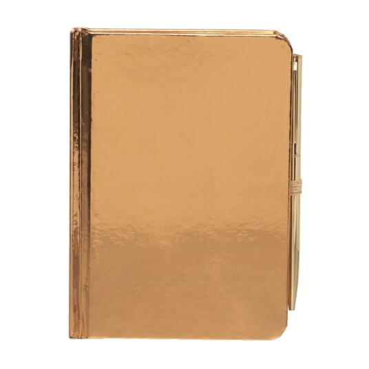 Notatbok A6 m/penn Luxe Metallic